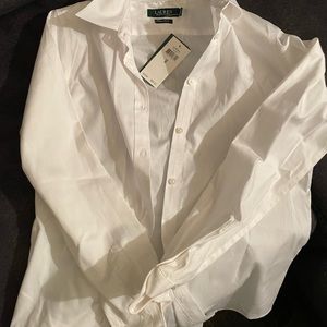 Lauren by Ralph Lauren White button down.